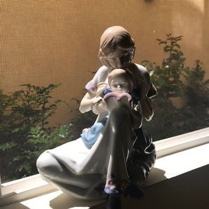 Vintage glass antique doll